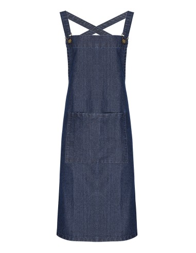 PRE-PR129-Cross Back Barista Bib Apron