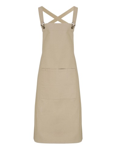 PRE-PR129-Cross Back Barista Bib Apron