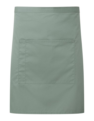 PRE-PR141-Colours Mid Length Apron with Pocket