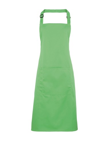 PRE-PR154-Colours Collection Bib Apron With Pocket