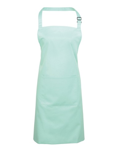 PRE-PR154-Colours Collection Bib Apron With Pocket