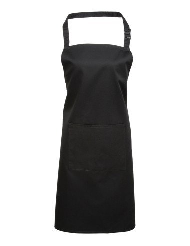 PRE-PR154-Colours Collection Bib Apron With Pocket
