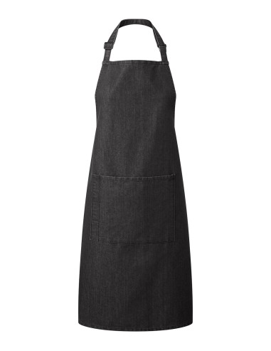 PRE-PR154-Colours Collection Bib Apron With Pocket