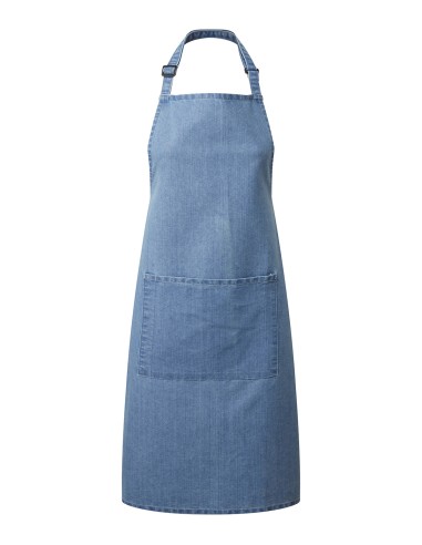 PRE-PR154-Colours Collection Bib Apron With Pocket