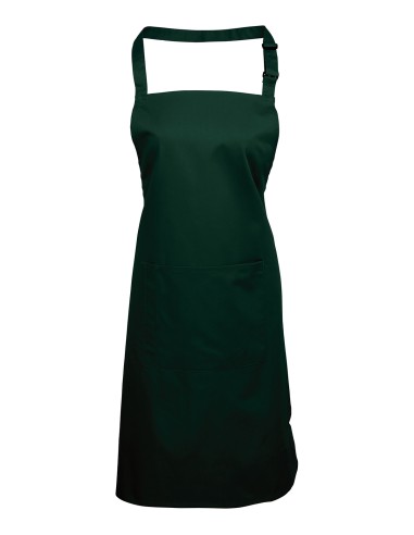 PRE-PR154-Colours Collection Bib Apron With Pocket