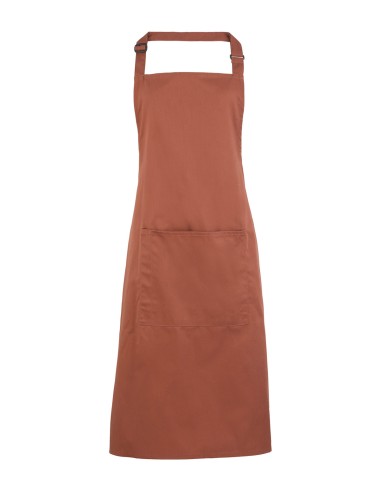 PRE-PR154-Colours Collection Bib Apron With Pocket