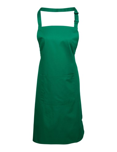 PRE-PR154-Colours Collection Bib Apron With Pocket
