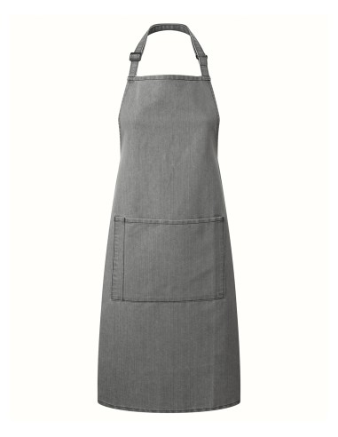 PRE-PR154-Colours Collection Bib Apron With Pocket