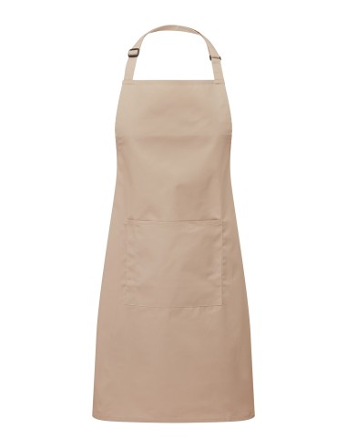 PRE-PR154-Colours Collection Bib Apron With Pocket