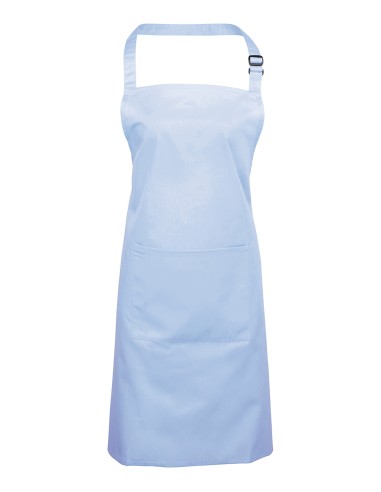 PRE-PR154-Colours Collection Bib Apron With Pocket