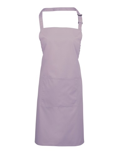 PRE-PR154-Colours Collection Bib Apron With Pocket