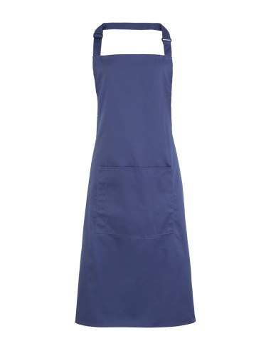PRE-PR154-Colours Collection Bib Apron With Pocket