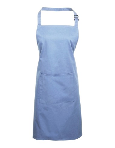 PRE-PR154-Colours Collection Bib Apron With Pocket