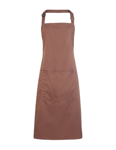 PRE-PR154-Colours Collection Bib Apron With Pocket