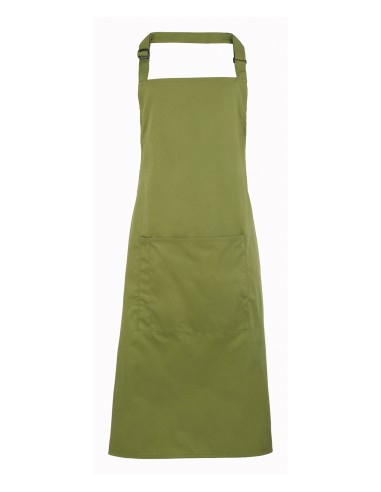 PRE-PR154-Colours Collection Bib Apron With Pocket
