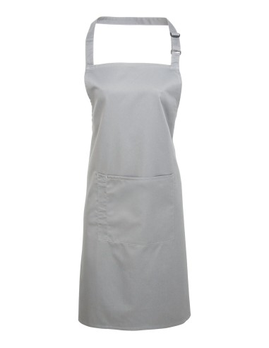 PRE-PR154-Colours Collection Bib Apron With Pocket