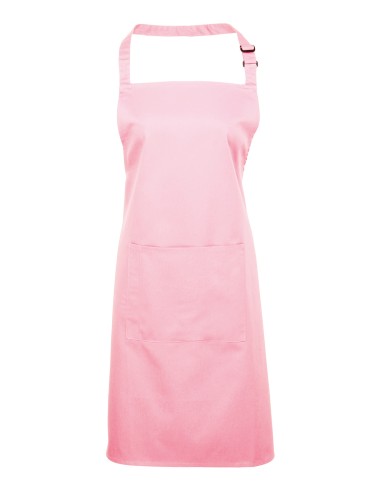 PRE-PR154-Colours Collection Bib Apron With Pocket