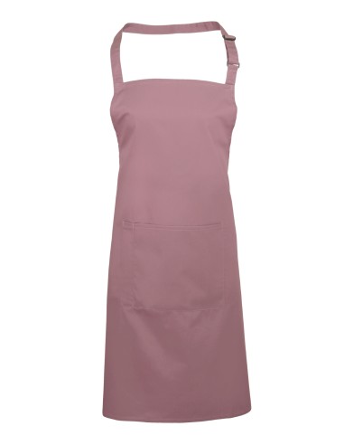 PRE-PR154-Colours Collection Bib Apron With Pocket