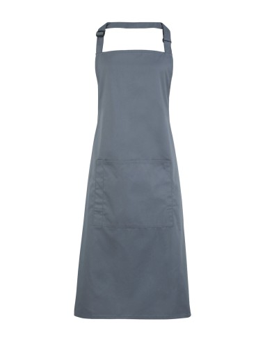 PRE-PR154-Colours Collection Bib Apron With Pocket