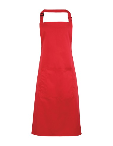 PRE-PR154-Colours Collection Bib Apron With Pocket