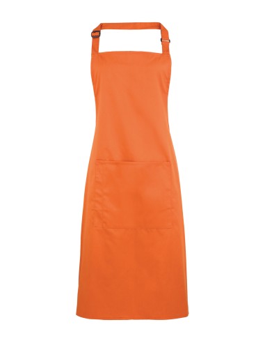 PRE-PR154-Colours Collection Bib Apron With Pocket
