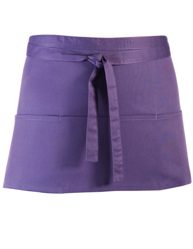 PRE-PR155-Colours Collection 3-Pocket Apron