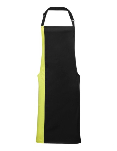 PRE-PR162-Colours Collection Contrast Bib Apron