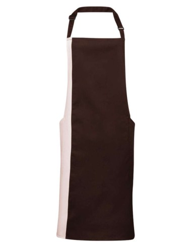 PRE-PR162-Colours Collection Contrast Bib Apron