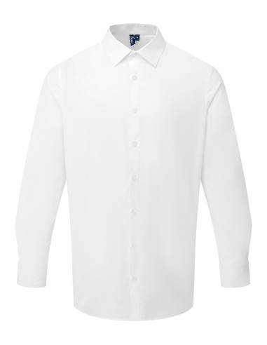 PRE-PR203-Men’s Long Sleeve ‘Recyclight’ Poplin Shirt
