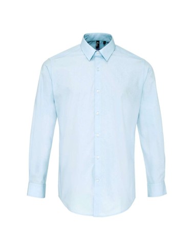 PRE-PR207-Chemise à manches longues en popeline Supreme Homme