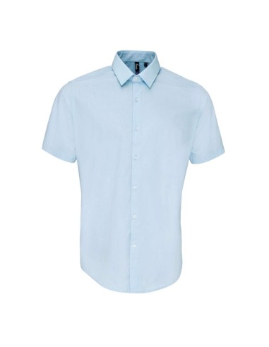 PRE-PR209-Chemise à manches courtes en popeline Supreme Homme