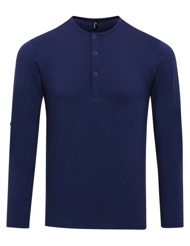 PRE-PR218-Mens Long-John Roll Sleeve Tee