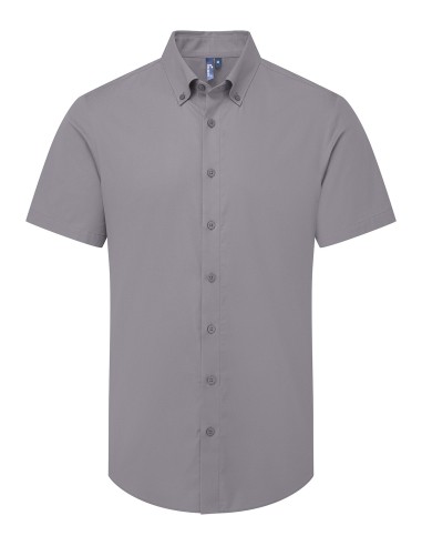 PRE-PR286-Chemise Oxford Supreme à manches courtes pour homme