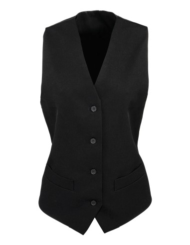 PRE-PR623-Womens Lined Polyester Waistcoat