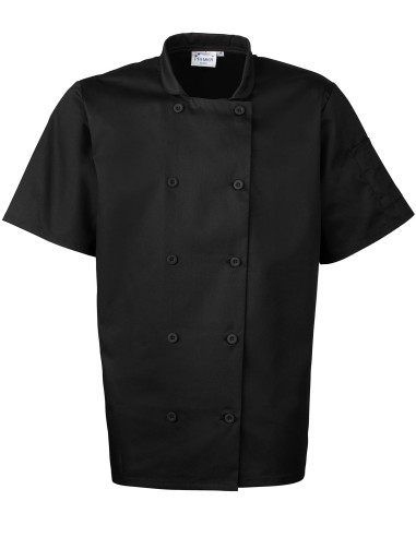 PRE-PR656-Short Sleeve Chefs Jacket
