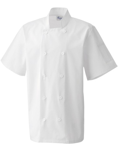 PRE-PR656-Short Sleeve Chefs Jacket