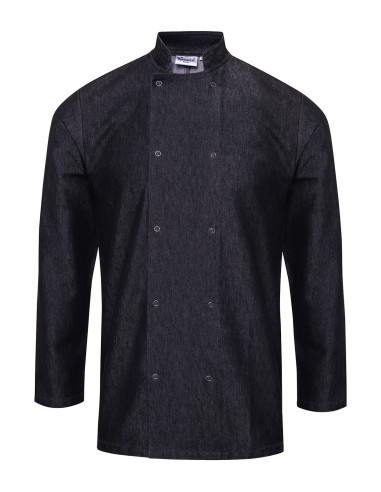 PRE-PR660-Denim Chefs Jacket