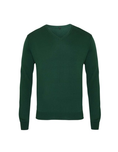 PRE-PR694-Mens V-Neck Knitted Sweater