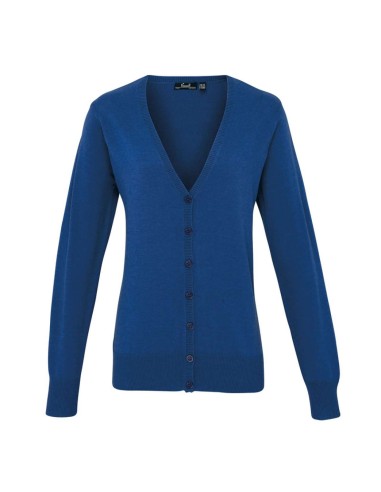 PRE-PR697-Womens Button Through Knitted Cardigan