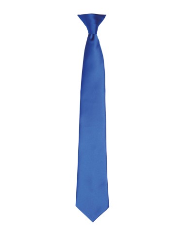PRE-PR755-Cravate à clip en satin Colours""