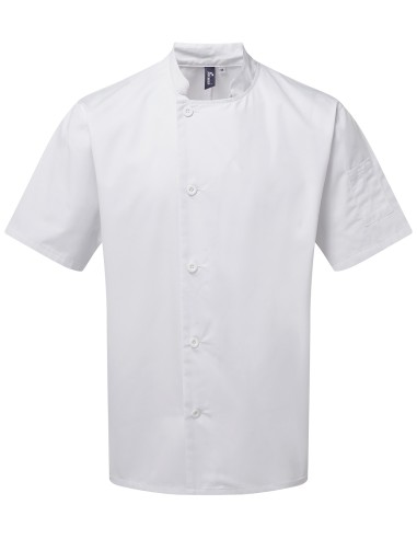 PRE-PR900-Essential Short Sleeve Chefs Jacket