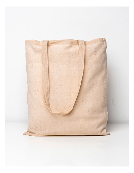 PRI-XT104N-Classic Cotton Bag Natural Long Handles