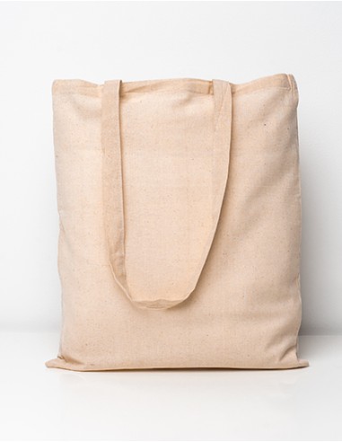 PRI-XT104N-Classic Cotton Bag Natural Long Handles