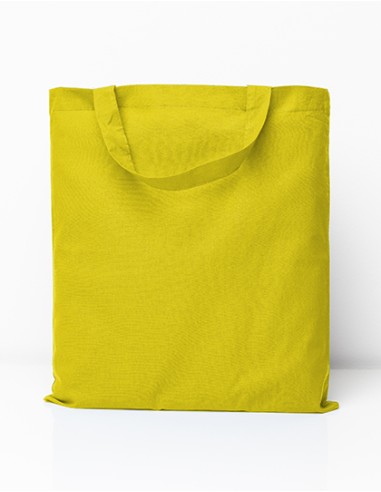 PRI-XT002-Cotton Bag Colored Short Handles