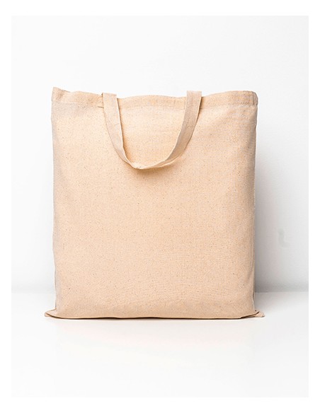 PRI-XT100N-Classic Cotton Bag Natural Short Handles