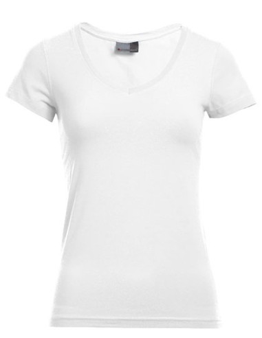 PRM-3086-Womens Slim Fit V-Neck-T