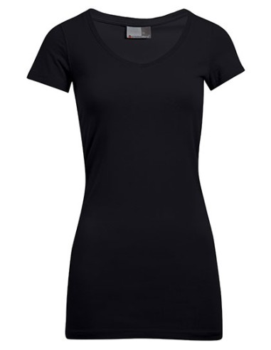 PRM-3087-Womens Slim Fit V-Neck-T Long