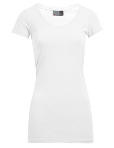 PRM-3087-Womens Slim Fit V-Neck-T Long