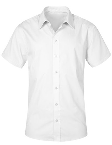 PRM-6300-Mens Poplin Shirt Short Sleeve