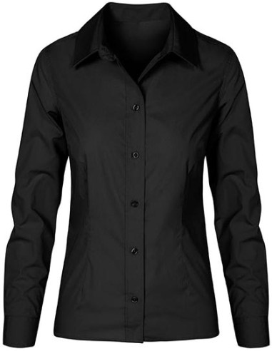 PRM-6315-Womens Poplin Shirt Long Sleeve